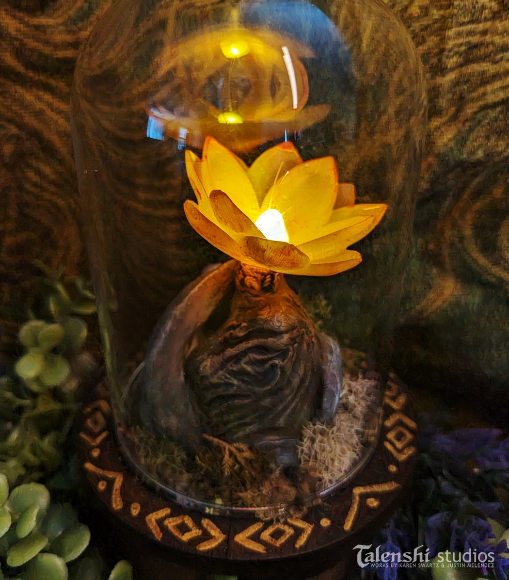 Enchanted Flower LED Diorama by Talenshi Studios, The Stone Leaves, view 3