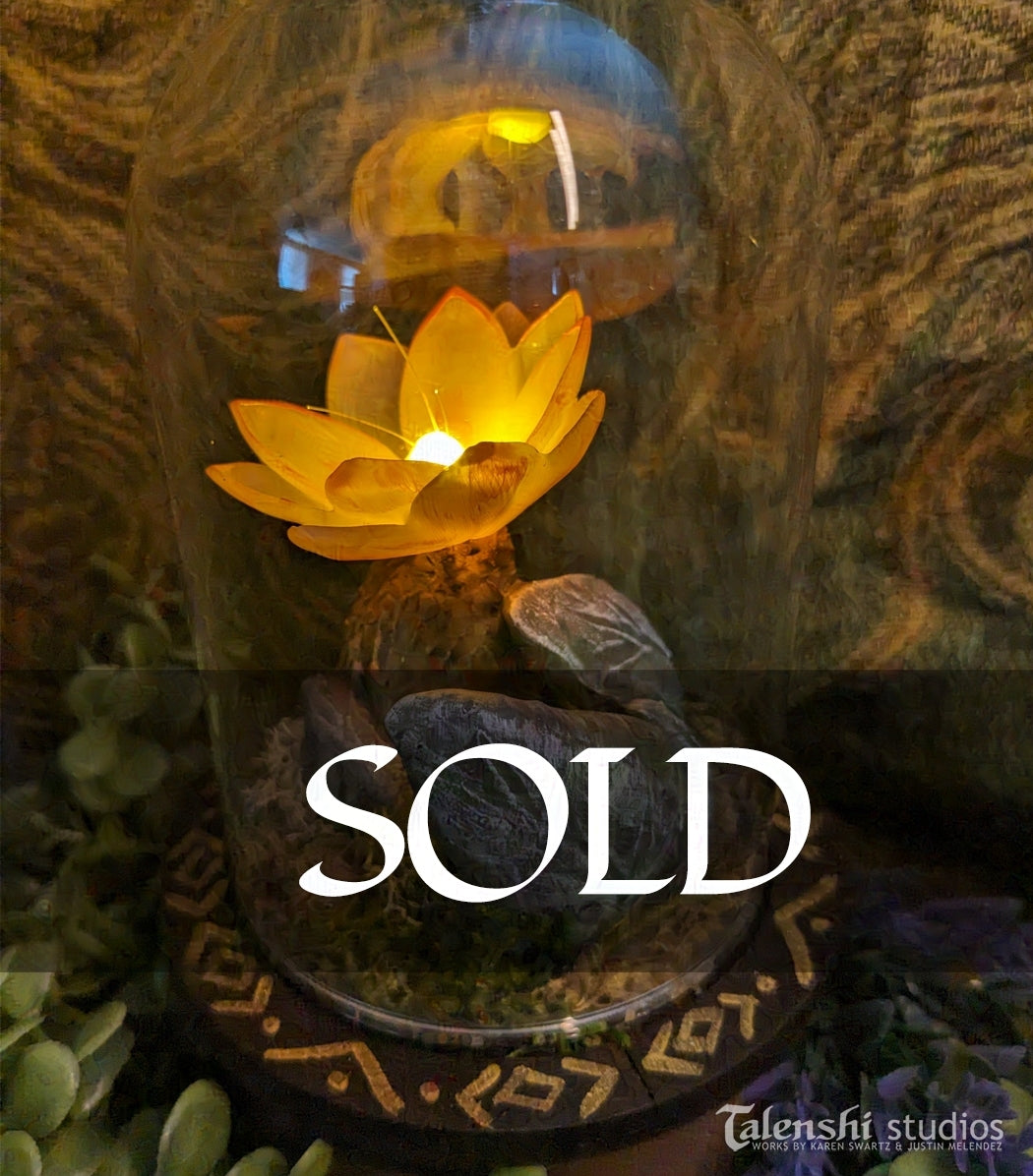 The stone leaves diorama, sold