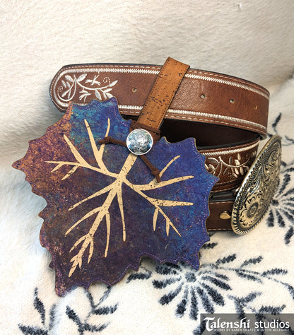 Galaxy Sycamore Leaf Wallet or Coin Purse (2 sizes)
