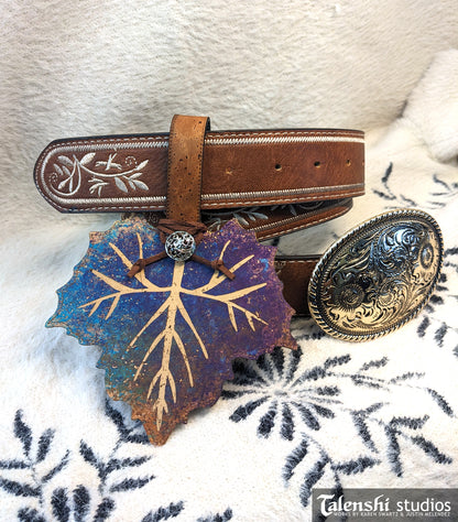Galaxy Sycamore Leaf Wallet or Coin Purse (2 sizes)