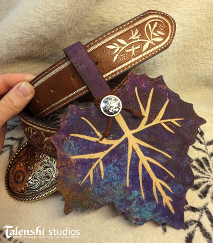 Cork Leather Zipper Pouch - Galaxy Sycamore (2 sizes)