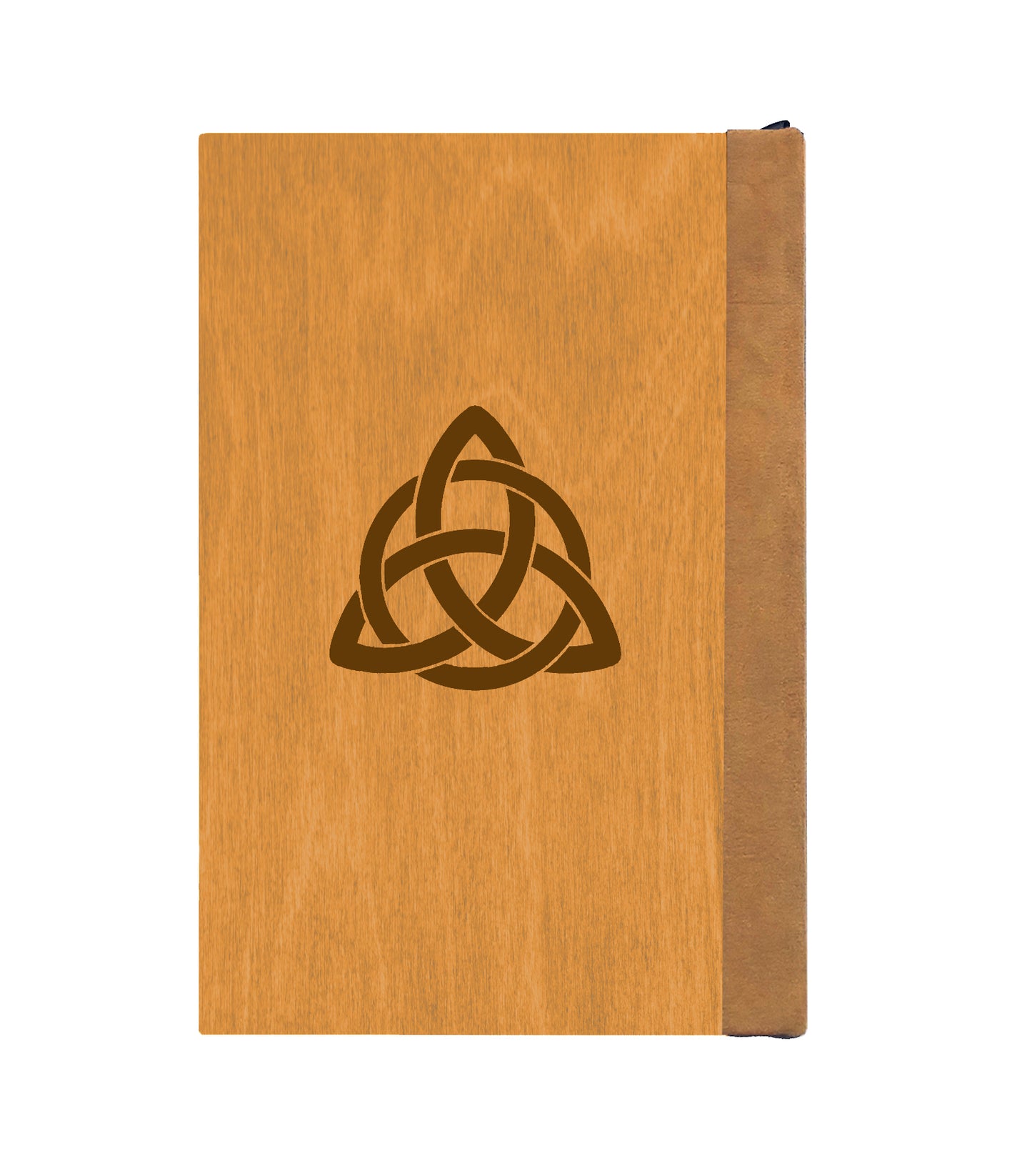 Library Weasels Magnetic Wooden Journal, Honey & Tan