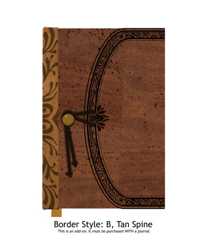 Upgrade: Make my journal cover with Brown Cork Fabric
