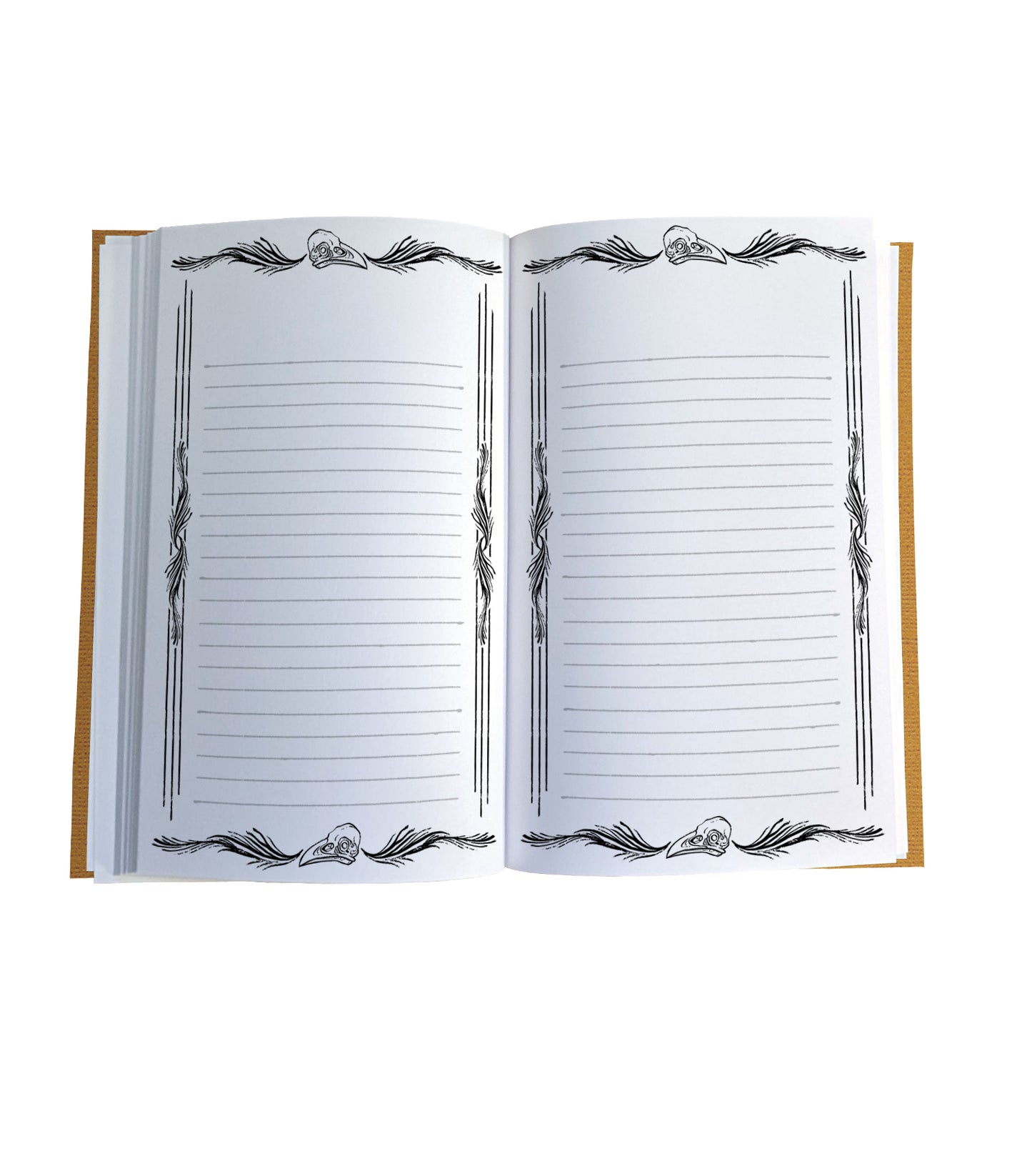 Aurora Bears Magnetic Wooden Journal, Honey & Tan