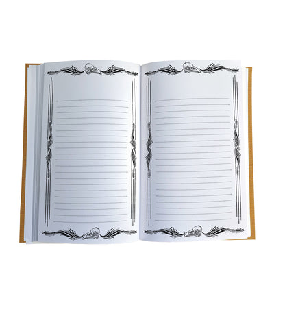 Aurora Bears Magnetic Wooden Journal, Honey & Tan