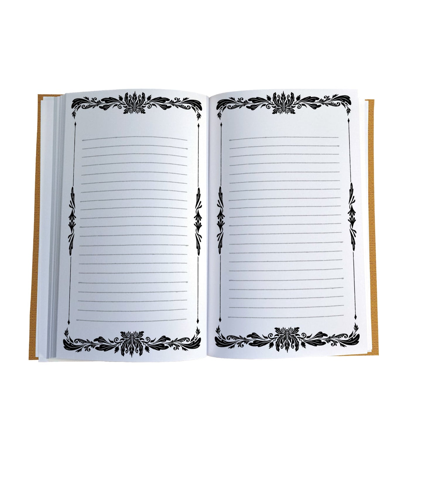 Gryphon's Scratching Tree Wooden Journal, Honey & Ochre