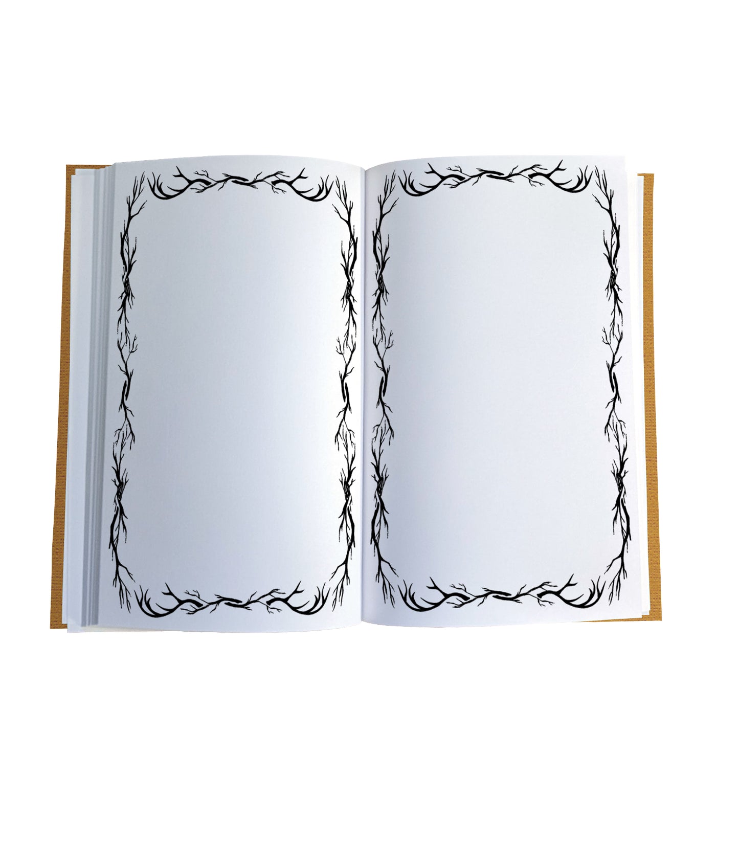 Aurora Bears Magnetic Wooden Journal, Honey & Tan