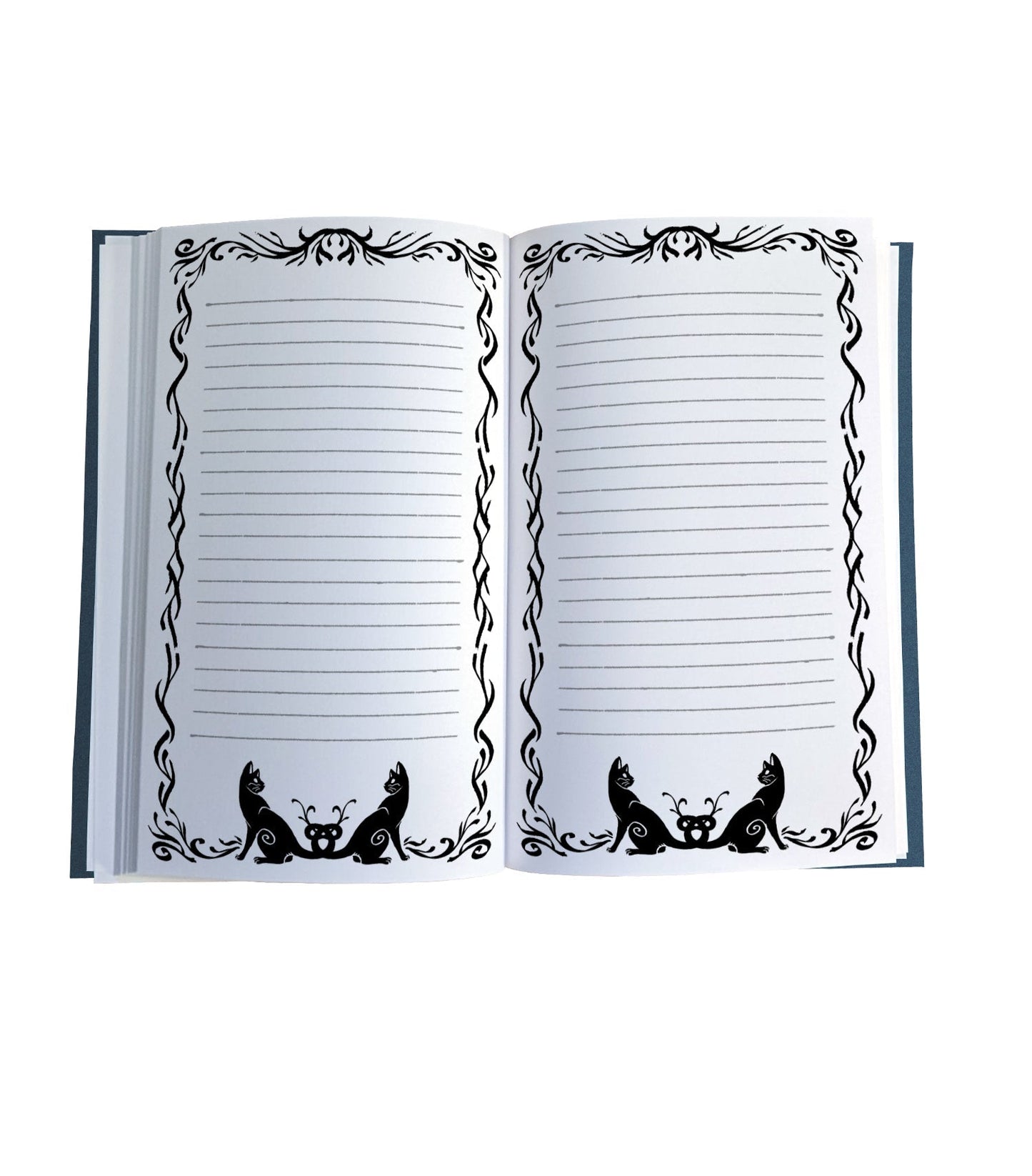 Assassin Wren Magnetic Wooden Journal, Jade & Blue