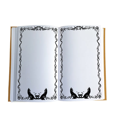 Gryphon's Scratching Tree Wooden Journal, Honey & Ochre