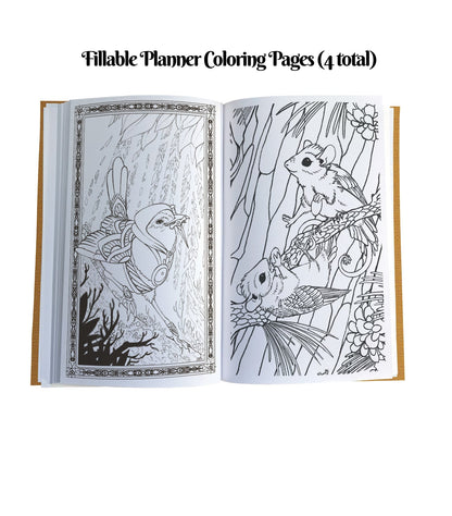 Luna Moth Magnetic Wooden Journal, Jade & Pale Lime