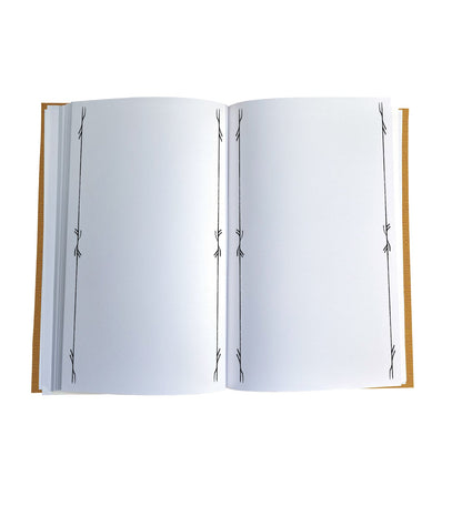 Gryphon's Scratching Tree Wooden Journal, Honey & Ochre