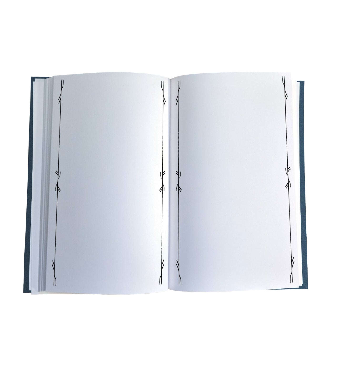 Assassin Wren Magnetic Wooden Journal, Jade & Blue