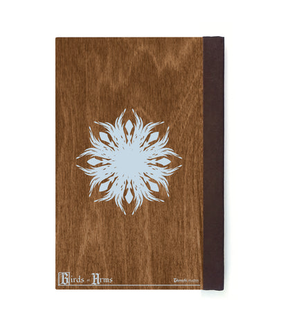 Hornbill General Magnetic Wooden Journal, Brown & Gray