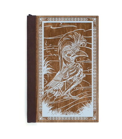 Hornbill General Magnetic Wooden Journal, Brown & Gray