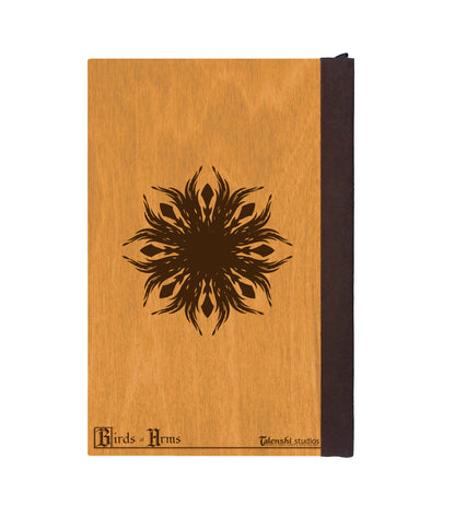 Kestrel Mercenary Magnetic Wooden Journal, Honey & Brown