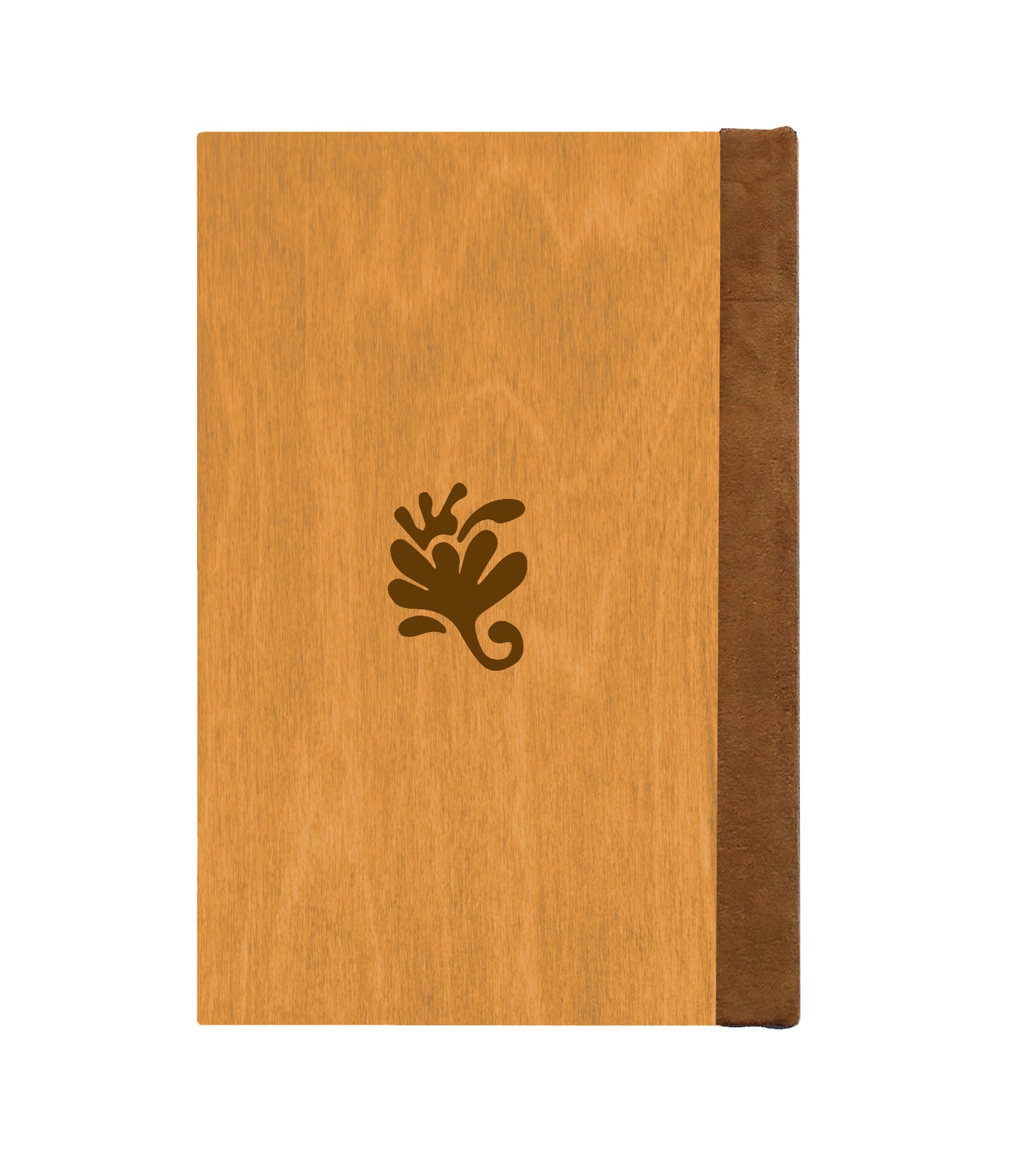 Water Dragon Magnetic Wooden Journal, Honey & Tan