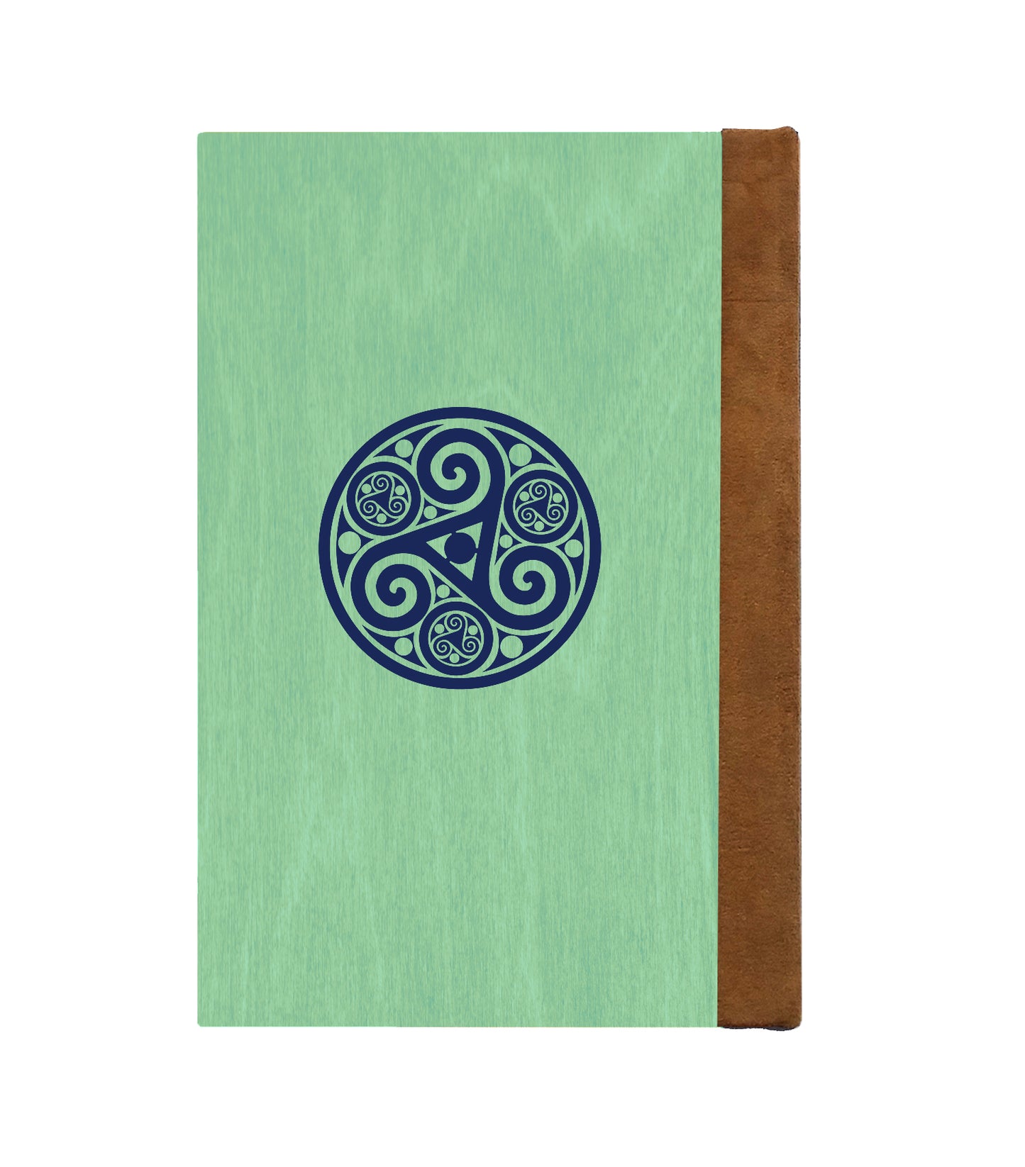 Assassin Wren Magnetic Wooden Journal, Jade & Blue